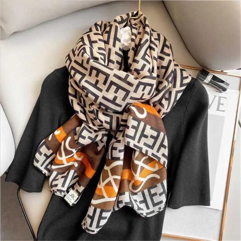 22% rabatt på Scarf Feng Spring och Autumn New Cotton Linen Sunscreen Shawl Beach Fashion Women's Scarf SpecialU366