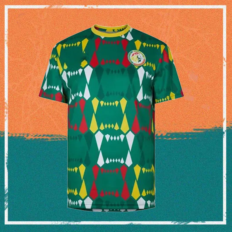 2023 Koszulki piłkarskie Pucharu Senegalnego Afryki 23/24 KOULIBALY MENE BALDE DIATTA Maillots de Foot Shirt Sarr Kouyate Bouba Diop Football Mundur