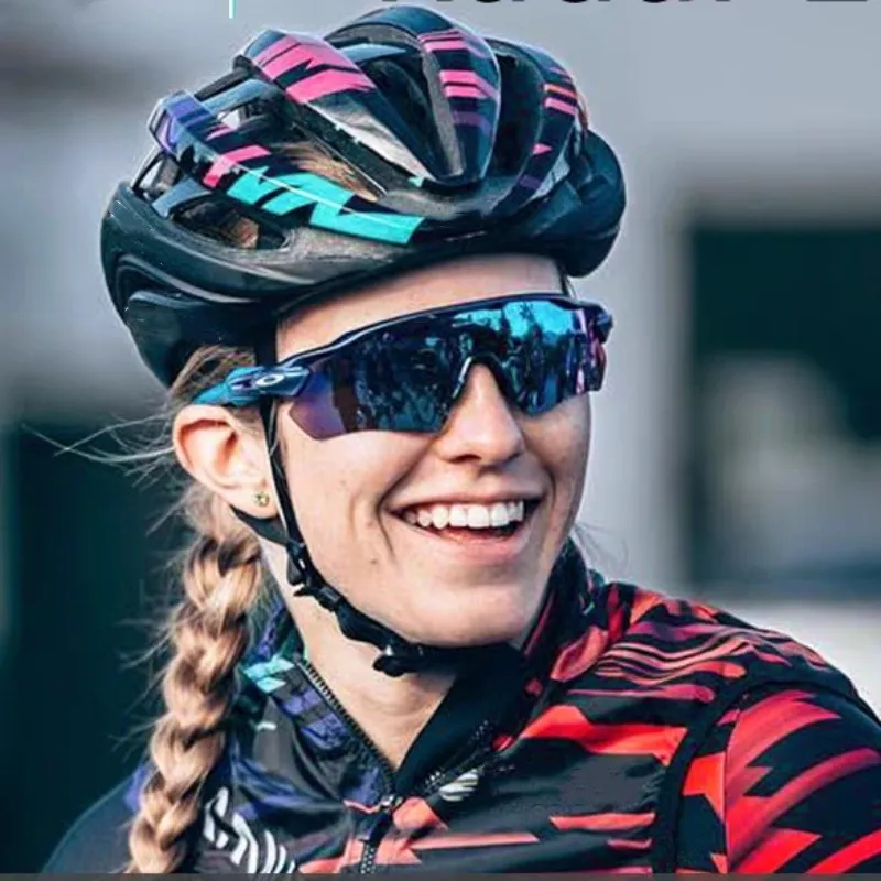 2024 5A deportes al aire libre ciclismo gafas de sol UV400 polarizadas 5 lentes gafas de ciclismo MTB gafas de bicicleta hombres mujeres EV ciclismo gafas de sol