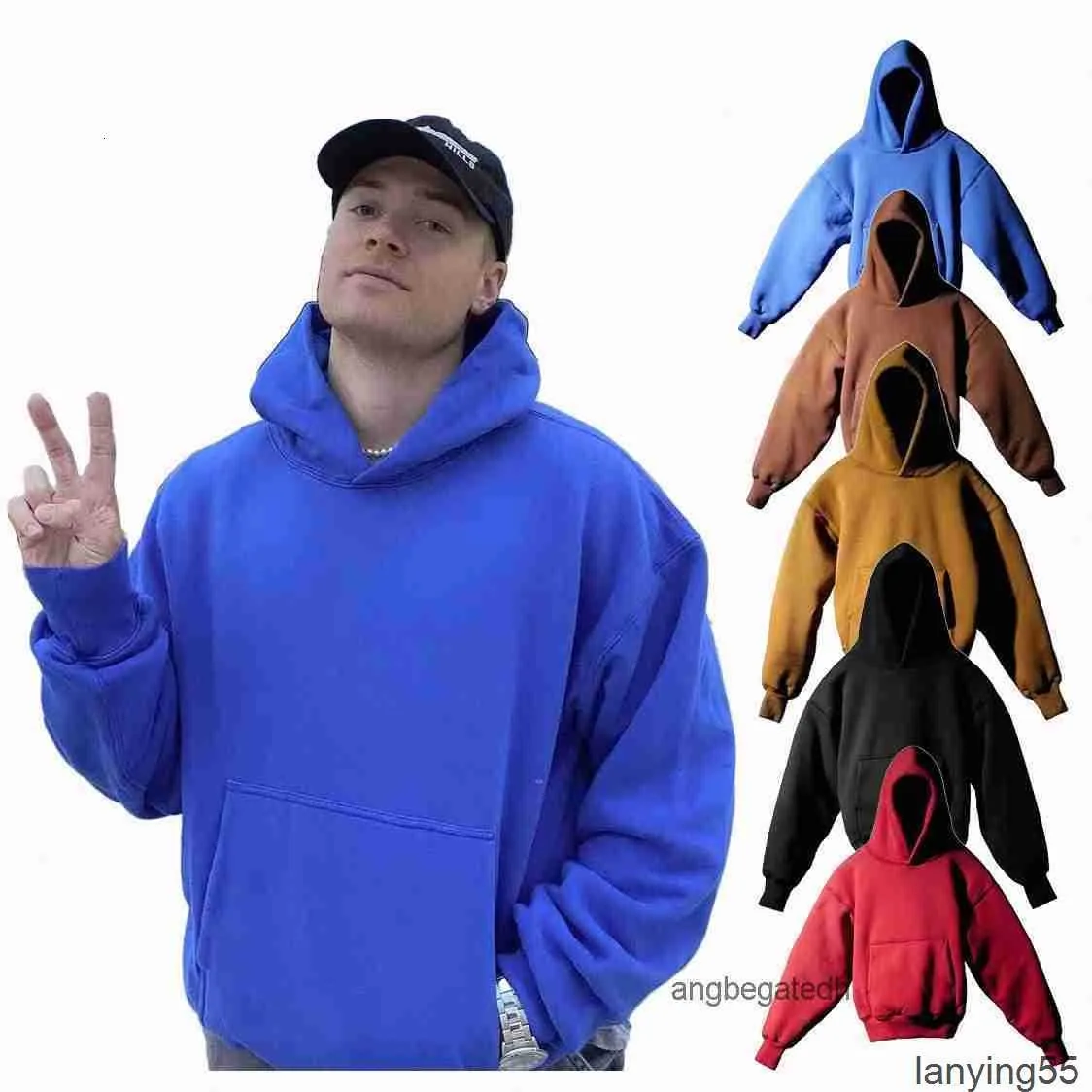 Designer Kanyes the Perfect Felpa con cappuccio Wests Klein Blue Pullover Felpe con cappuccio Manica lunga Uomo Maglione con cappuccio Yzys street fashion Uomo e donnaOPFTZFBI