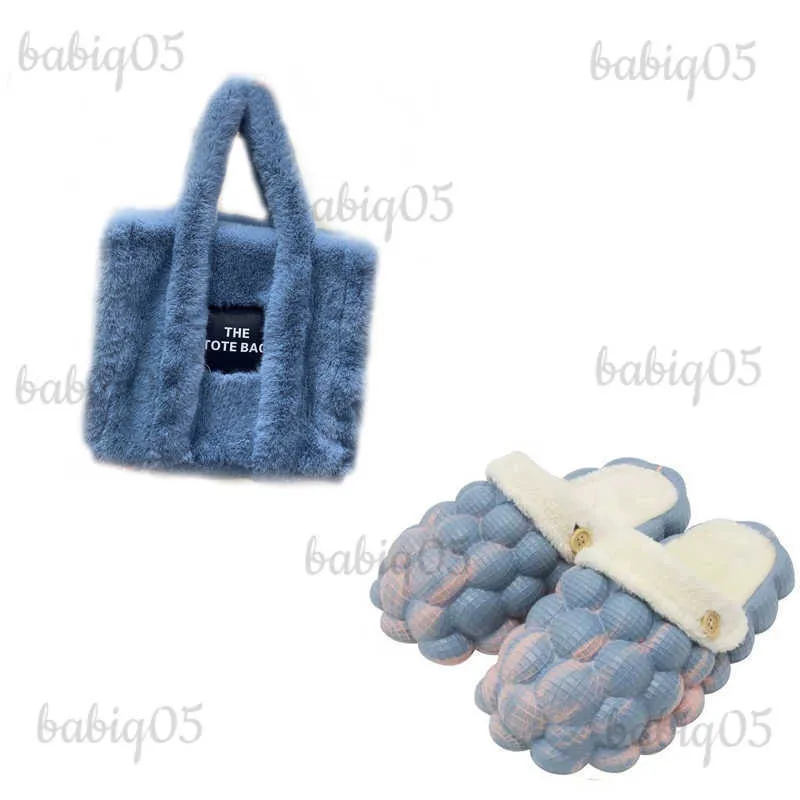 Winter Fur Fluffy Fuzzy Bubble Slides Birdies Shoes For Women Crossbody Bag,  Purse, And Tote Bag From Babiq05, $9.11 | DHgate.Com