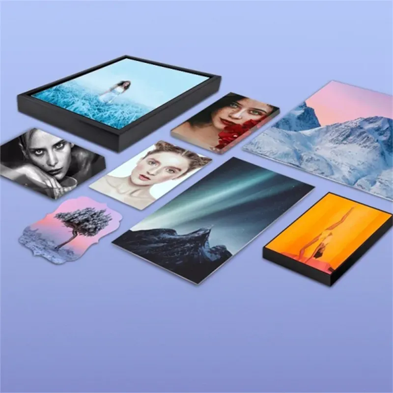 Sublimation Aluminum Photo Panel Printing Metal Painting Sheet Disc Photo Frame