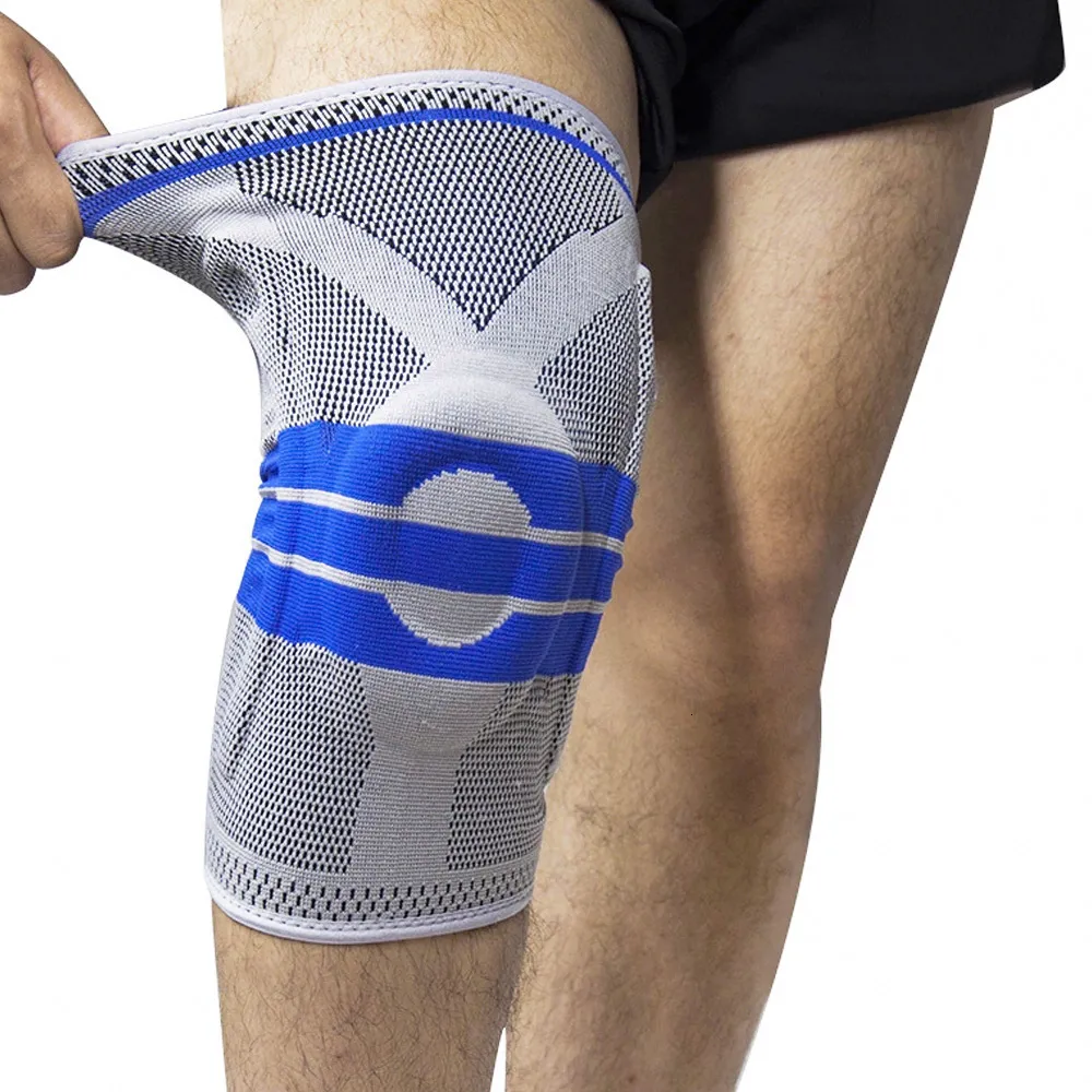 Andra hälsoskönhetsartiklar Knee Brace Compression Support Sleeve Sports Pad för att köra träning Artrit Smärta Relief Joint Recovery 230915