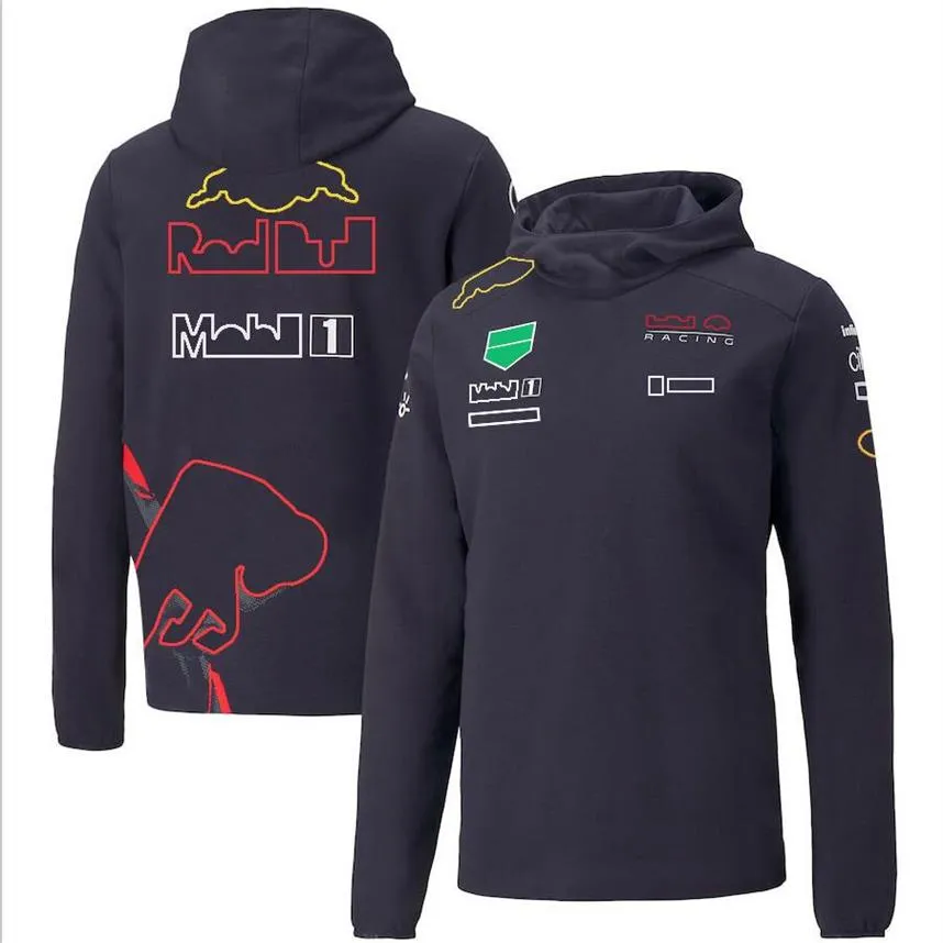 2022 F1 Hoodie Formula One Casual Warm Hoodie Spring Autumn Men's Overdimasy Hooded Sweater Racing Team Jacket kan vara Customiz315H