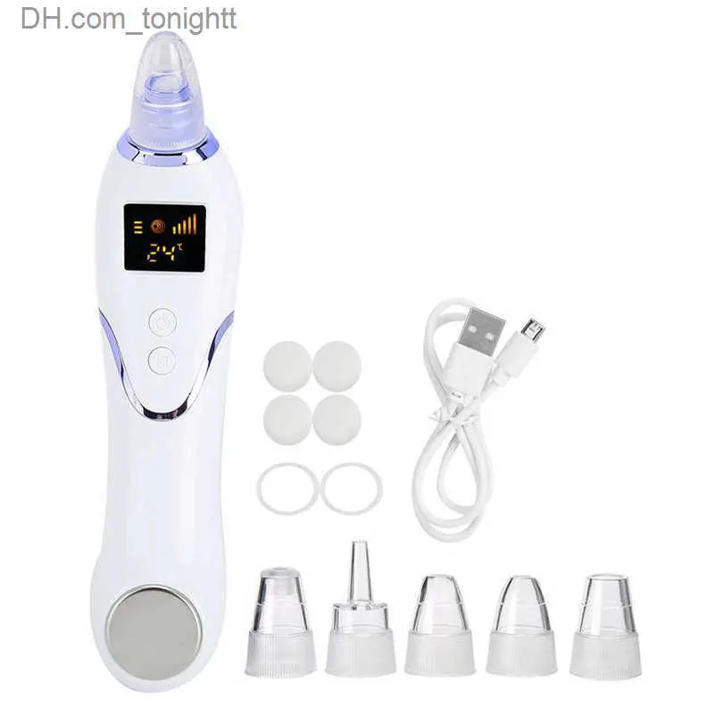 Equipamento de beleza removedor de cravo instrumento de compressa quente e fria para cuidados com a pele removendo cravos e acne facial remoção de acne elétrica j1250 q230916