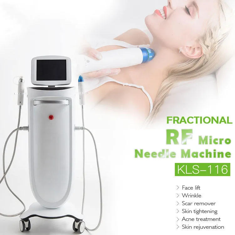 Korea 2 Hantera fraktionerad RF -mikronedling Tips Wrinkle Removal Machine RF Needle Microneedle Pen