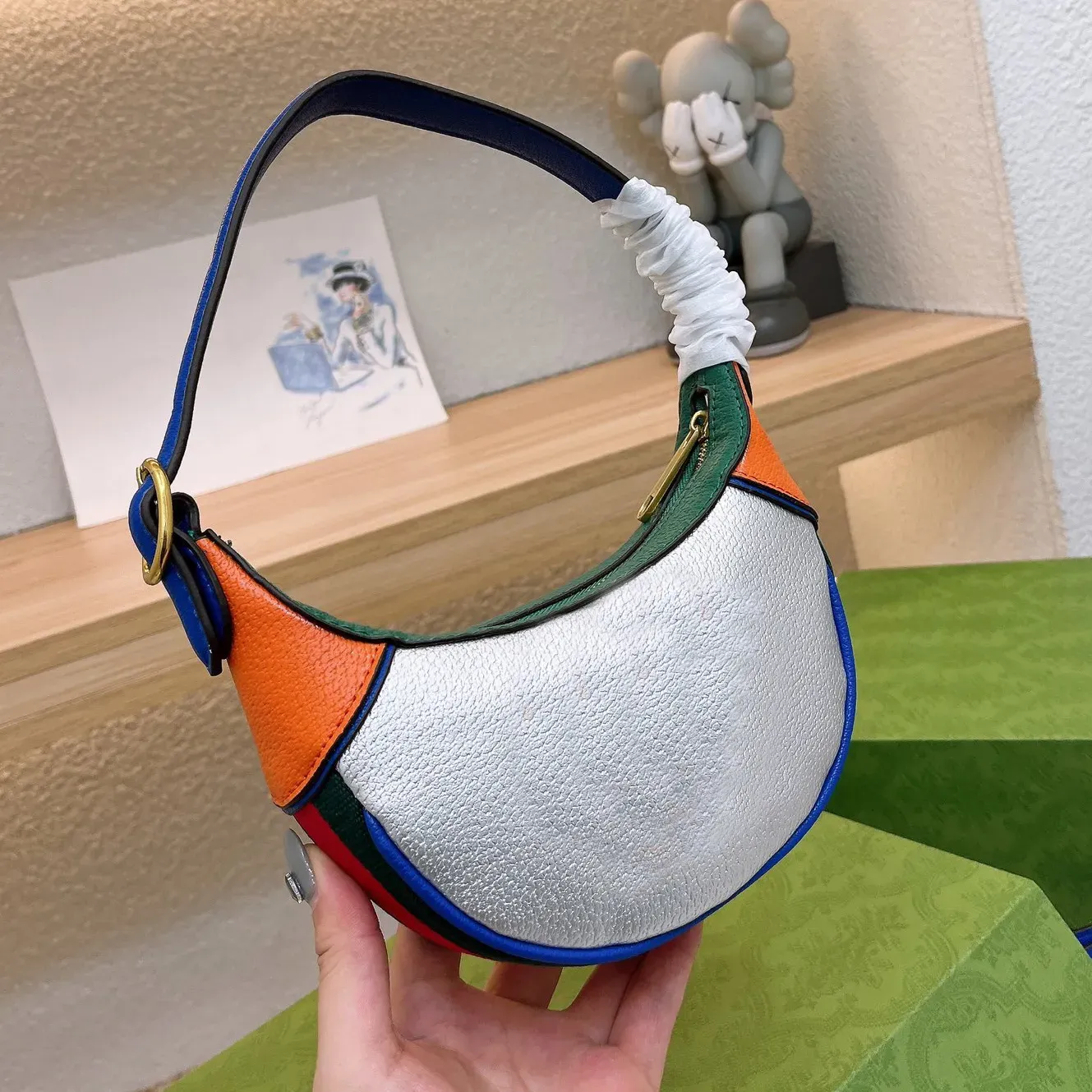 Mini-Handtasche, Taschen, Achsel-Umhängetasche, Schulter-Geldbörse, Luxurys, Top-Designer-Tasche, hochwertige Damen-Mode-Handtaschen, Mutter-Geldbörse, Clutch, dicke Kette, Perlen-Tragetaschen