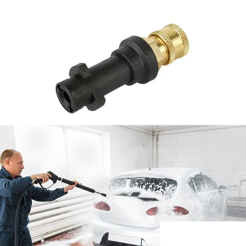 Car Cleaning Tools High Pressure Foam Pot Gun-1/4 Inch Quick Adapter For Karcher K K2 K3 K4 K5 K6 K7 Drop Delivery Mobiles Motorcycle Dh62C