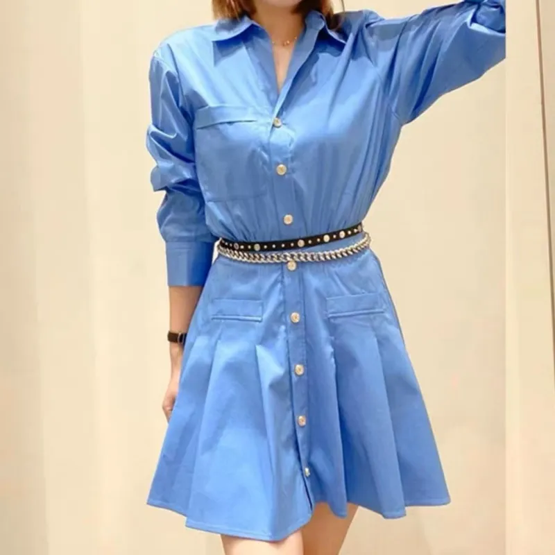 Maje robe bleu ciel new arrivals