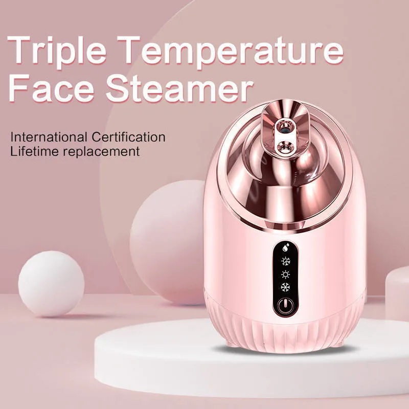 Steamer Steamer White Color Cold and Steamer Moisturizing Sprayer Beauty Open Pores Hydrate Cool Shrink Pores 230915