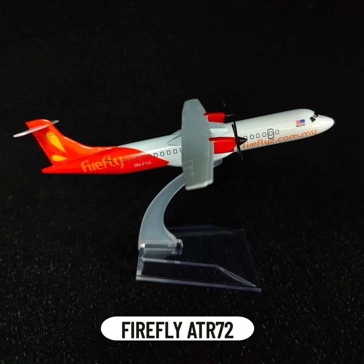 Modèle d'avion échelle 1 400 modèle d'avion en métal miniature FIREFLY ATR72 avion aviation réplique moulé sous pression avion Collection enfants jouet pour garçon 230915
