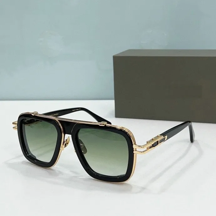 2024 Mode einteilige große Rahmen Metall quadratische Sonnenbrille Herren Luxusmarke Brille Unisex Sonnenschutz Sonnenschutz Spiegel Großhandel UV400 Sonnenbrille