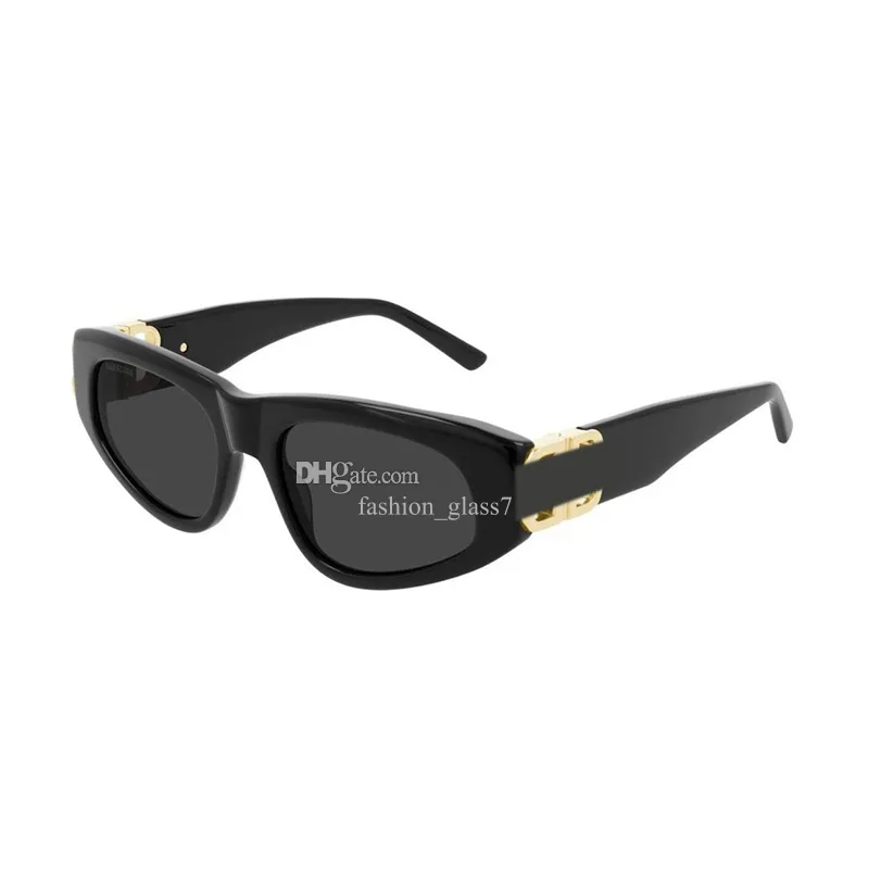 Gafas de sol de diseño de lujo para gafas de mujer Protección UV400 Carta de gafas de sol de moda Gafas de sol de montura grande con caja Opción multicolor BB0095