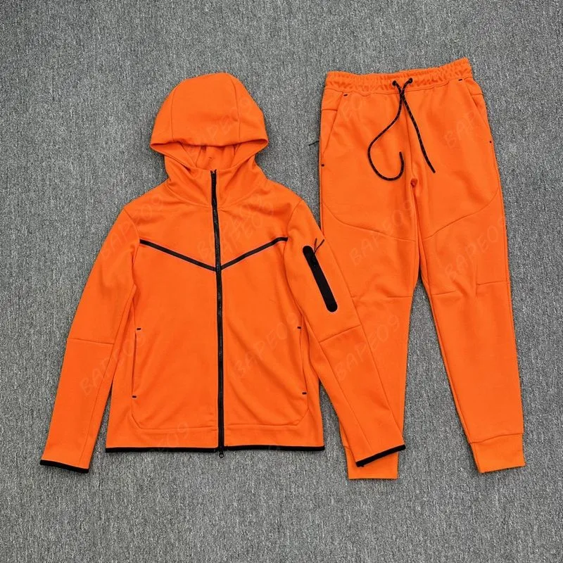Orange nike tech sweatsuit 2025