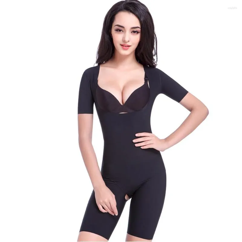 Intimo modellante da donna Donna Nero naturale Allenatore in vita che dimagrisce BuLifter Body controllo della pancia Body Shapewear Coscia più sottile