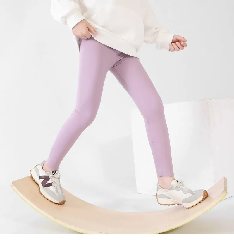 Domueay Leggings Thermiques évasés Avec Polaire Pour Fille