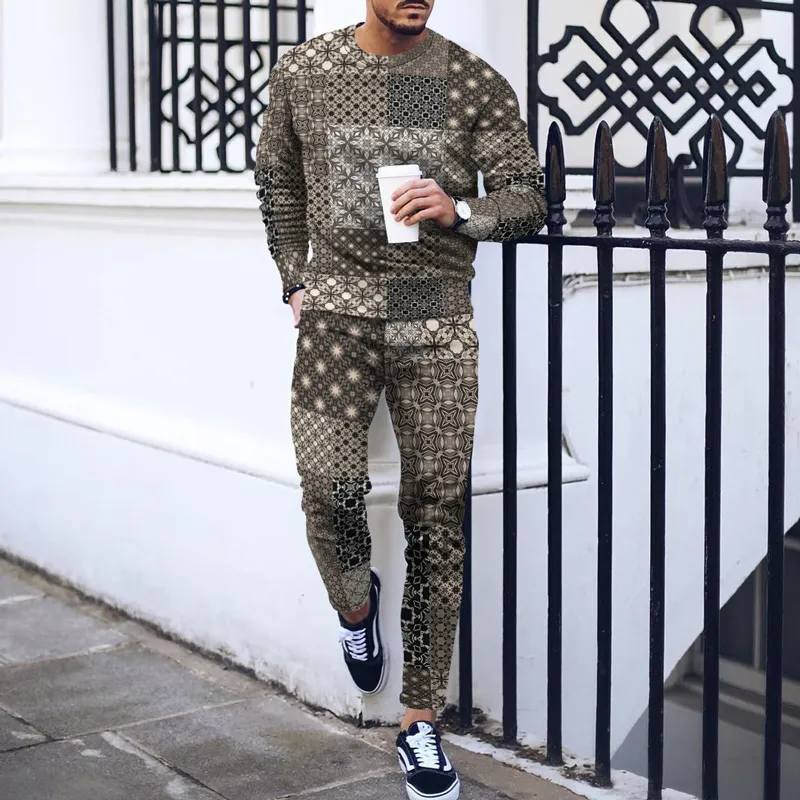 DHgate.com:Vintage Oversized Long Sleeve T-shirt Trousers