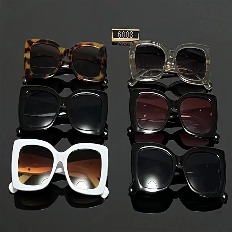 Fashion Classic Designer Sunglasses For Men Women Sunglasses Luxury Polarized Pilot Oversized Sun Glasses UV400 Eyewear PC Frame Polaroid Lens A6003S