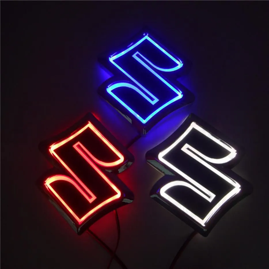 Nova lâmpada de emblema padrão automático 5d, logotipo de carro modificado especial, luz led, emblema automático, lâmpada led para suzuki alto jimny2561