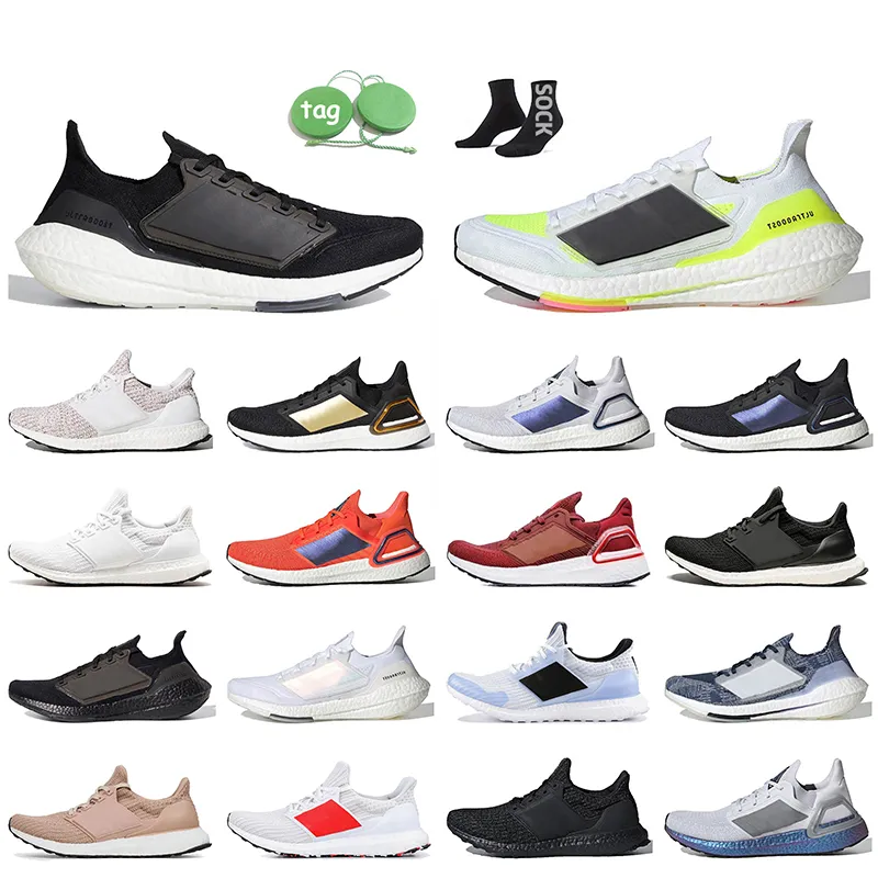 Ultraboost 2024 Running Shoes for Men Women Breathable Mesh Sneakers with Boost Cushioning Black White Red Grey Blue Tech Indigo Casual Walking