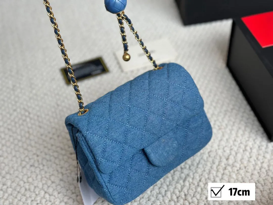 Sac de designer Sac à bandoulière Sac à bandoulière Vintage CC Sac en denim Sac à main matelassé Lady Crossbody Sacs de créateurs Luxurys Sacs à main Femme Sacs à rabat