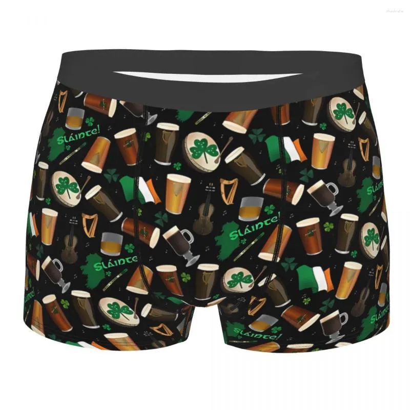 Underbyxor Irish Pub Panties Shorts Boxer Briefs Men's Underwear Homme