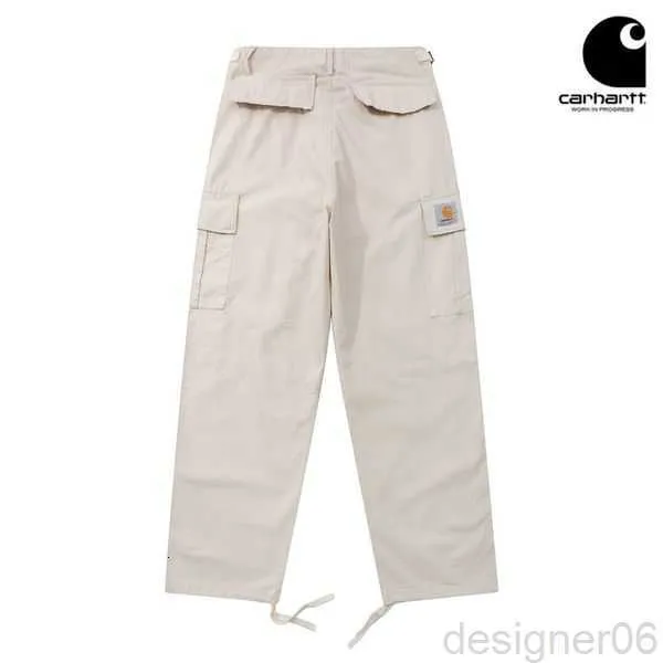 2683 Pantalons pour hommes Marque de rue nord-américaine Carhart Pur coton à cinq points Check Multi Pocket Salopette Lâche Design66ss 3M1DE