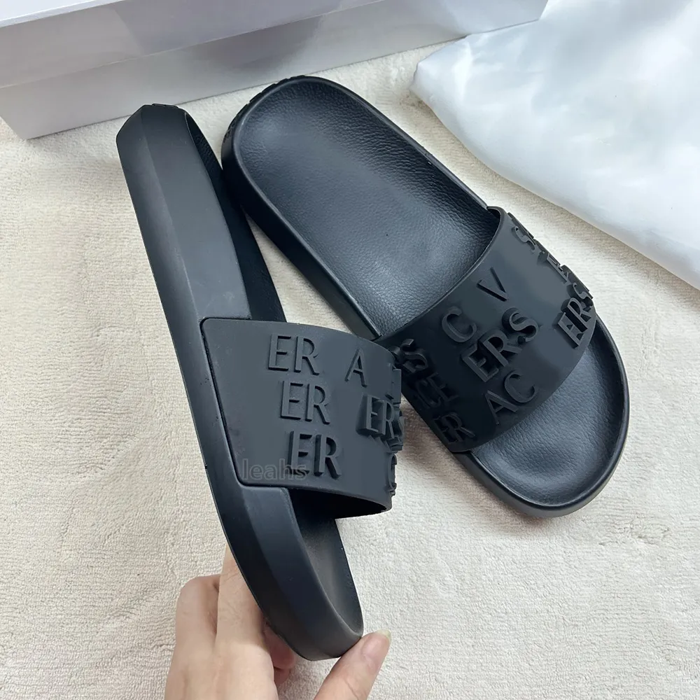 Luxe Sandal for Woman Slides Man Designer Palazzo Slide Logo Slippers Kvinnor Sandaler Designer Slipper för män Beach Sliders Womens Sandal 35-46 US5 till US 13 US13 Big Shoe