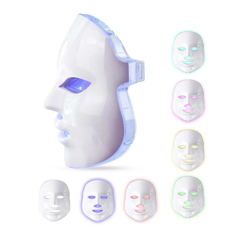 Face Care Devices LED Mask Skin Care Machine 7 Colors Light-emitting Diode Beauty Equipment Face Whitening Skin Rejuvenation Device 230915