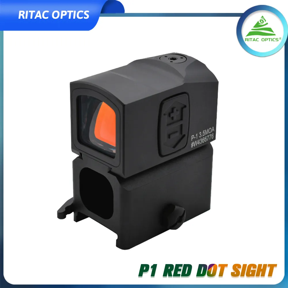 Ritac Optics Tactical P1 Red Dot Reflex Sight With QD Mount Sight pour la chasse avec des marques complètes