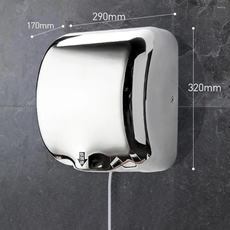 Hand Dryer Toilet Automatic Wall-mounted Sensor Air Intelligent Induction Electric