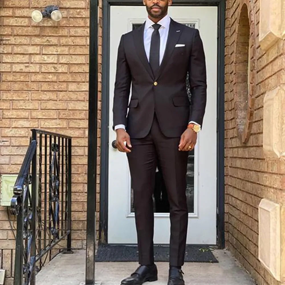 Men's Formal Suits Black Purple Blazer Jacket and Pants Skinny Fit Acetate  Material from Dhgate Men's Suits & Blazers - price 167.09