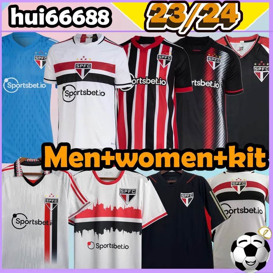 23/24 Sao Paulo Soccer Jerseys Specia LUCIANO NIKAO RAFINHA Calleri EDER J.Calleri ALISSONNIKAO GABRIEL G.SARA 2023 2024 Gomes Men Wome Kids kits f Maillots de football