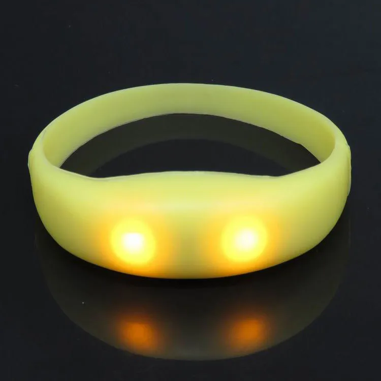 Party Decoration LED Silicone Glow Bracelet Glow Bracelet Boosting Props Concert Glow Wrist