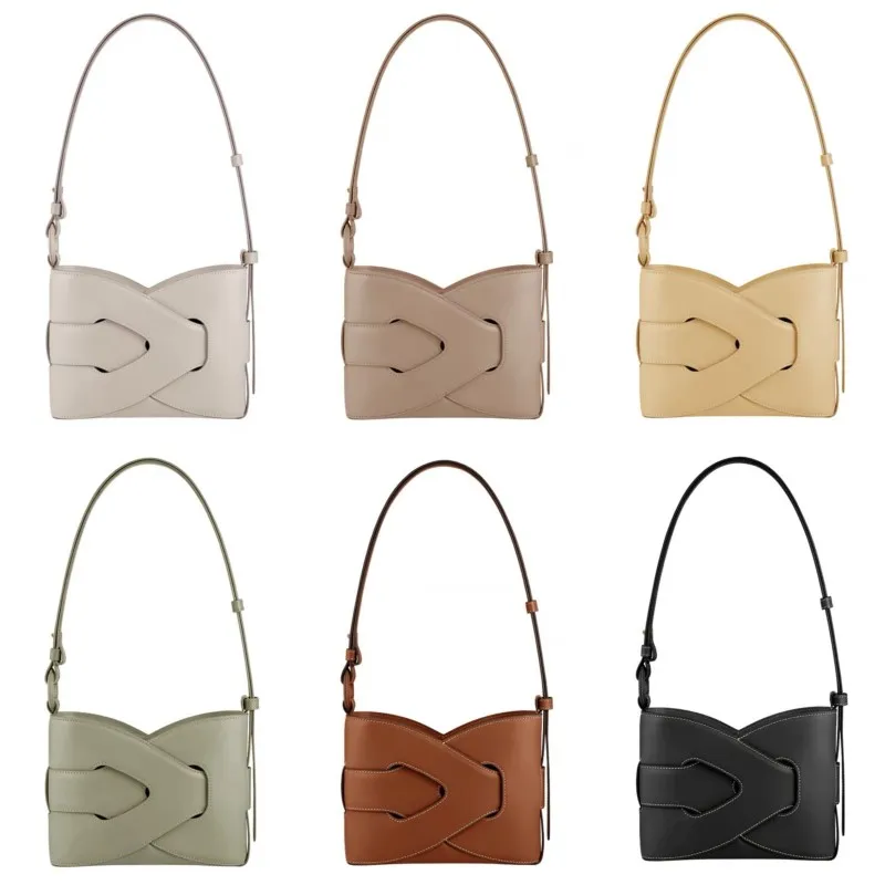 NOUVEAU Nodde Numero Luxurys Sac à bandoulière Femmes Designer Sac Demi-Lune Fourre-tout Sac à bandoulière Mode Paris Sacs à main Baguette Zip Hobo Bourse Cuir de veau lisse