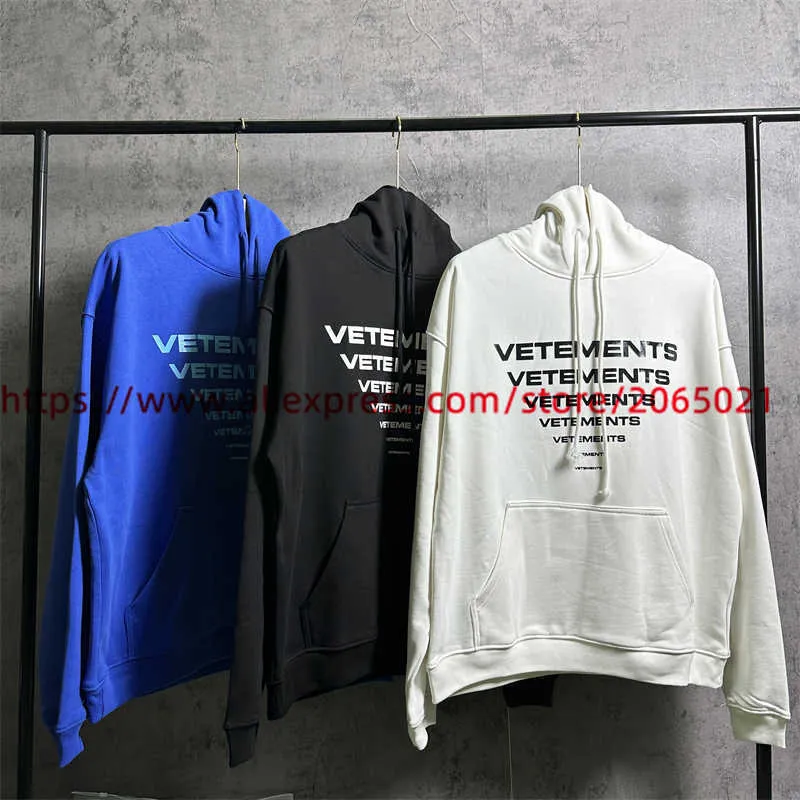 DHgate.com:Mens Patchwork Vetements Heavy Washed Hoodie