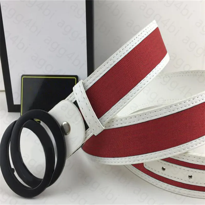 Ceinture de styliste pour hommes et femmes, en cuir véritable, couleur noir et blanc, en cuir de vache, ceintures pour hommes avec boîte d'origine