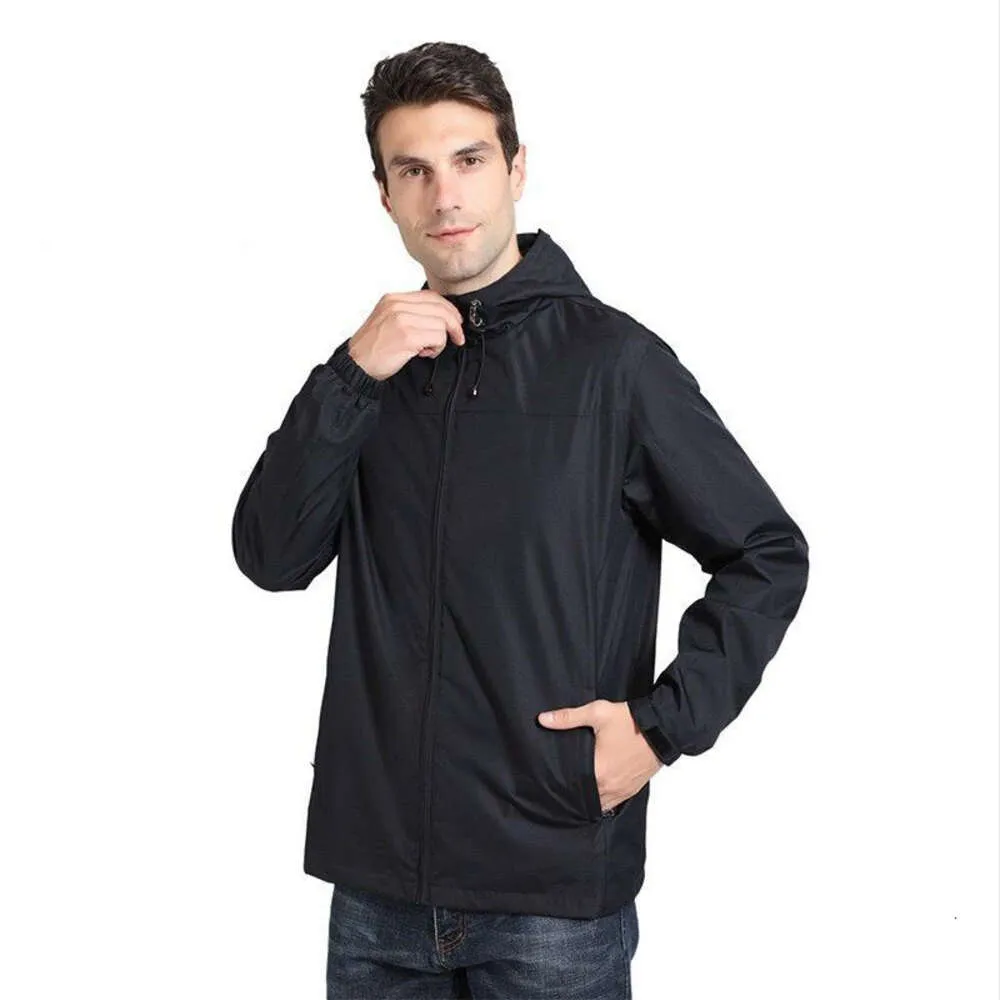 Lu Waterproof Jacket, Men's Printed Trench Coat, Men's Thin Single-layer Sprinter, Outdoor Sports Dew