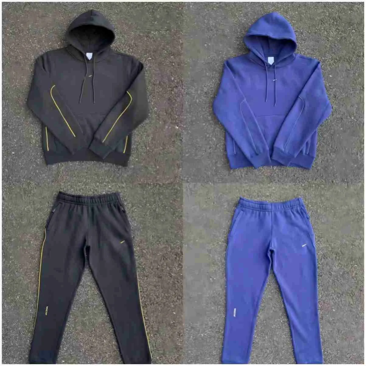 Tuta sportiva da uomo Nocta Designer Felpa con cappuccio Pantaloni Set Abito a due pezzi Uomo Donna maglione con cappuccio Pantaloni Techfleece Tute da ginnastica Pantaloni da corsa 009