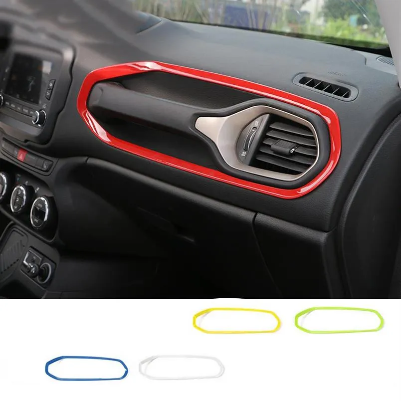 ABS Car Co-pilot Seat Handle Trim Decoration Ring For Jeep Renegade 2016 2017 2018 Interior Accessories2143