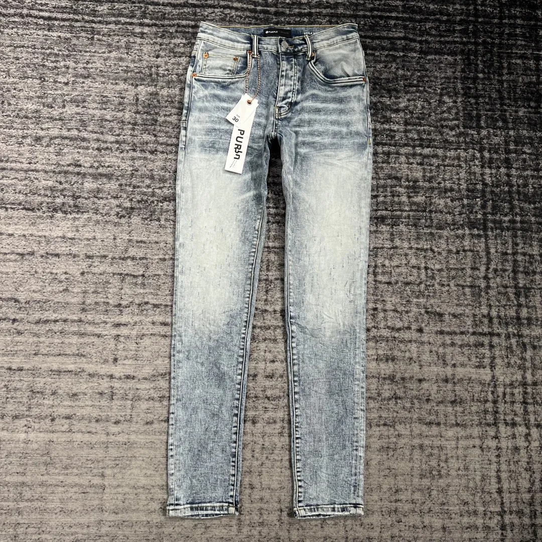 DHgate.com:Purple Brand Jeans for Men and Women, Summer Hole