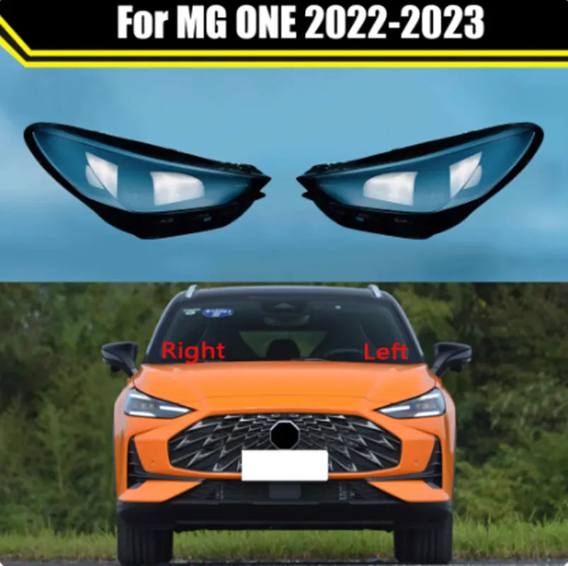 MG One için Otomatik Kılıf Far Kapakları 2022-2023 Araba Ön Far lens Kapak lambası lambal baş lambası açık cam kabuk