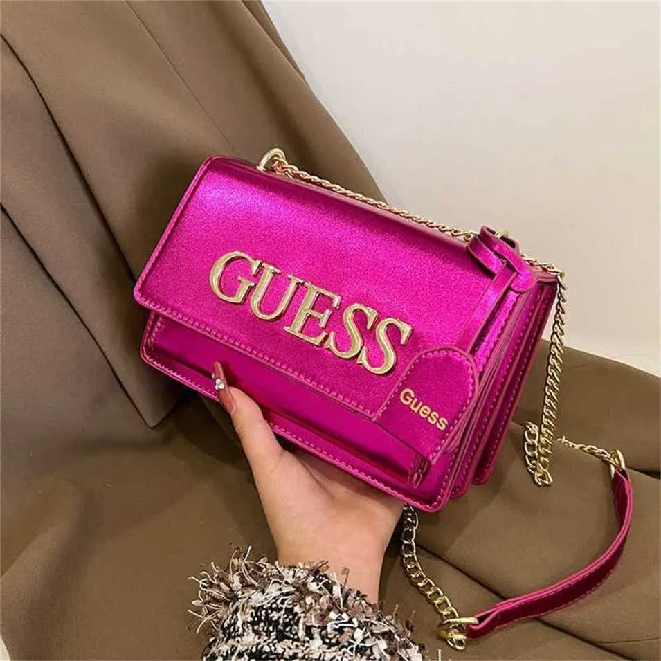 Women's Small Square Crossbody Bag, 2023 New Fashion Letter Chain Shoulder Bag, Single Strap, PU Leather, Black, Red, Blue, Yellow, Green, Pink, Women's Small Square Crossbody Bag, 2023 New Fashion Letter Chain Shoulder Bag, Single Strap, PU Leather, Black, Red, Blue, Yellow, Green, Pink,