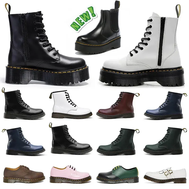 dr martens boots dr martins women boots doc martens womens designer boots woman martin men luxury sneakers 【code ：L】black white ankle short booties winter snow warm shoes