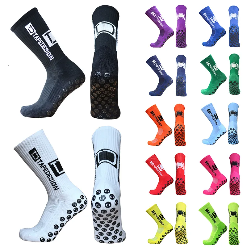 Sports Socks Anti-slip Football NEW TD Men Women Non-slip Soccer Basketball Tennis Sport Grip Cycling Riding 39-45 futbol 230918