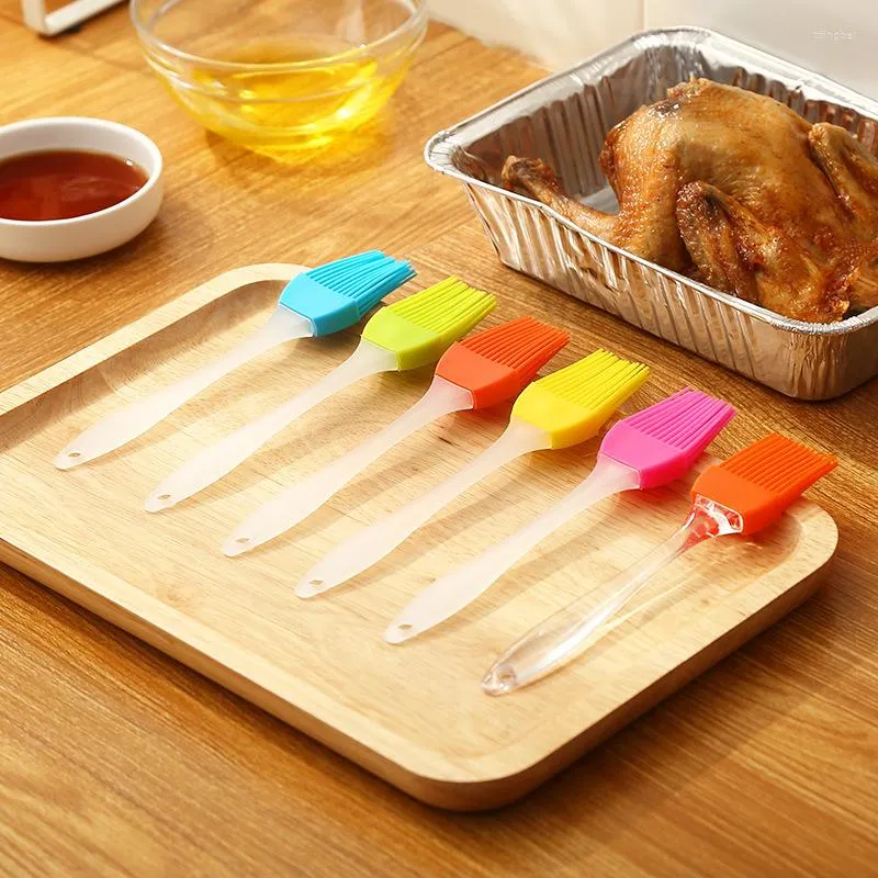 Outils Silicone Grill brosse BBQ huile gâteau pain beurre cuisson brosse cuisson Barbecue Pan cuisine