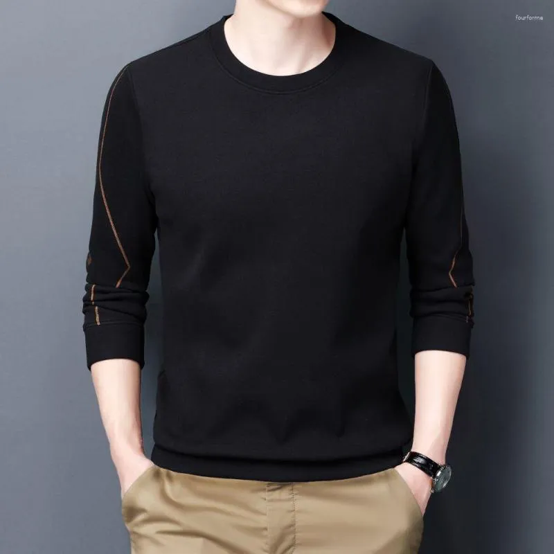 Men's Sweaters Solid Color Sweater Knit Jumper Autumn And Winter Warm Breathable Simple Conventional Sleeve Top S6136