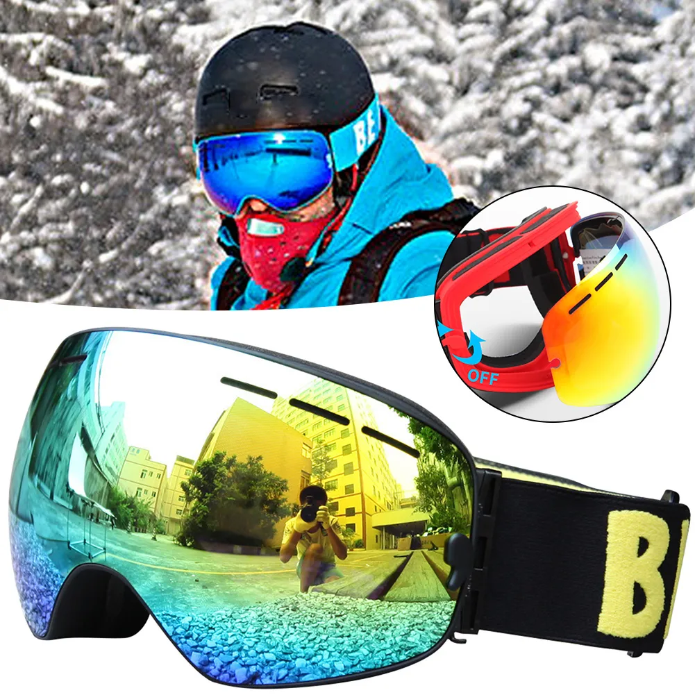 Snowboard goggles with interchangeable lenses sale