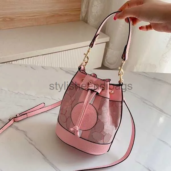 Totes Designer bucket bags Shoulder Bags Quality Printed Leather Handbags Purse mini Handbag Various Styles Flowers cherry Bucket bag18stylisheendibags