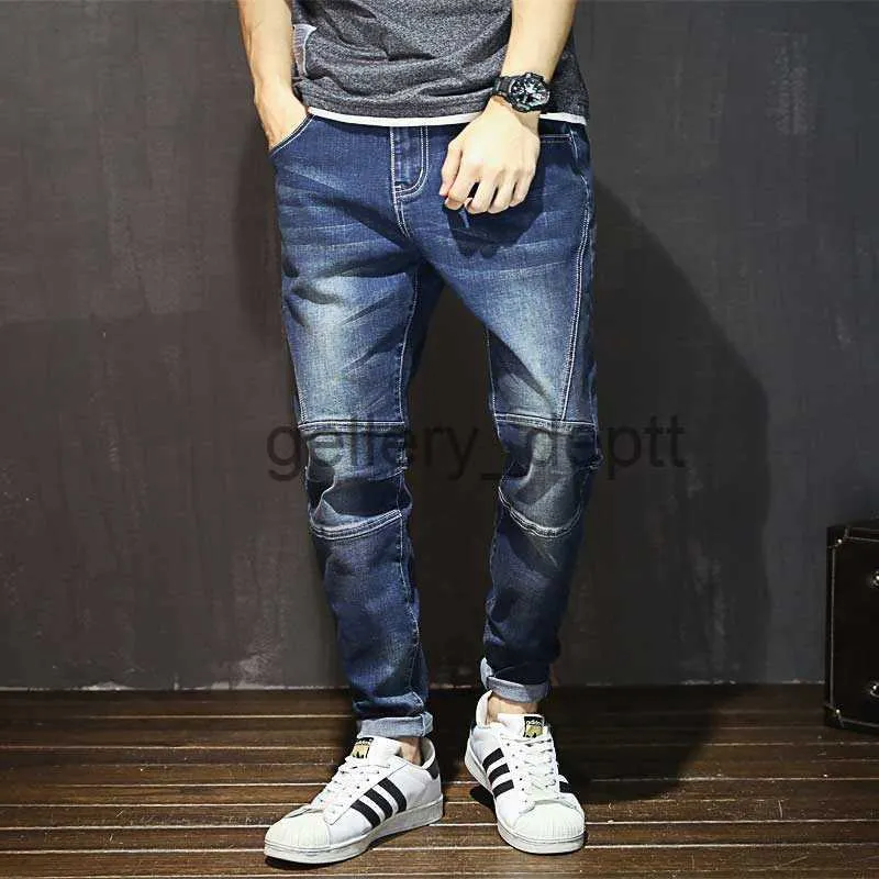 Mens Pants Big Size Mens Tapered Jeans Trousers Denim Harem Pant